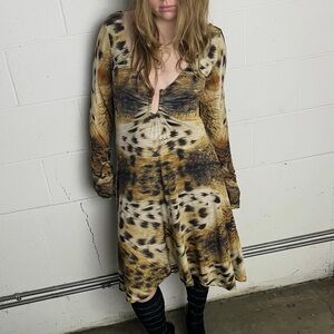 Just Cavalli leopard print dress